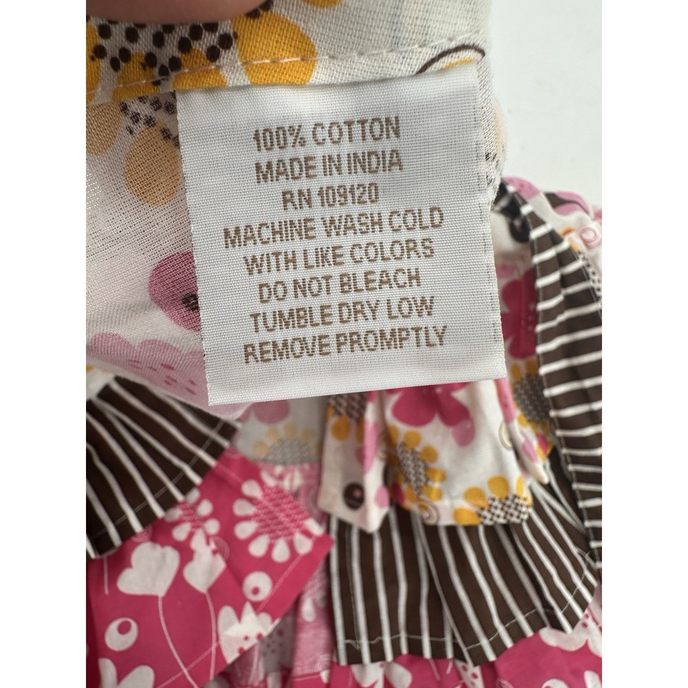 NWT Le Marche Apron Tablier Floral Multicolor One Size - Picture 7 of 7